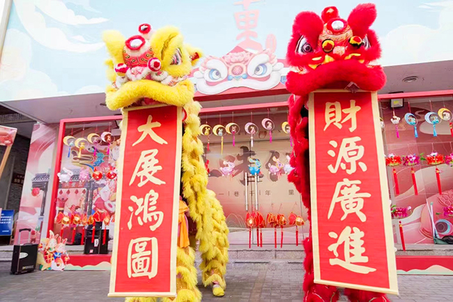 【1-1】仁丰里举办舞狮活动。 陈晨 摄.JPG